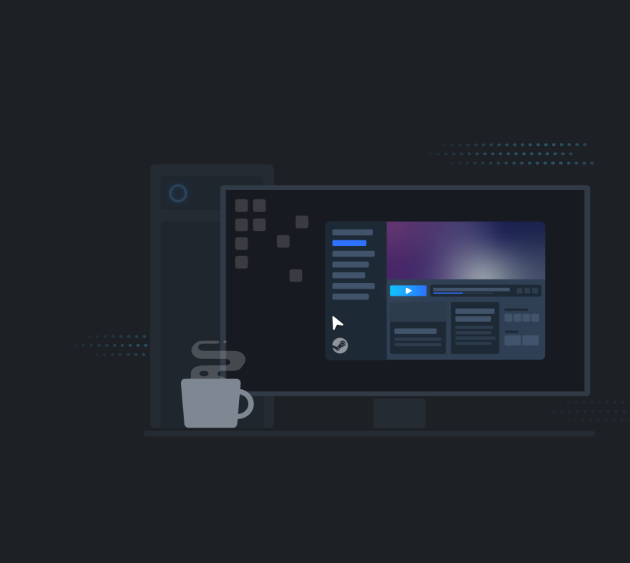 Steam 官方客户端插画